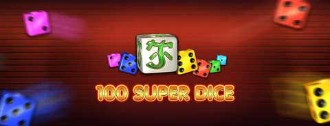 100 Super Dice oyununun kapak görseli